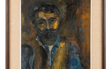 Jonah Kinigstein (American, b. 1923) "Self Portrait"