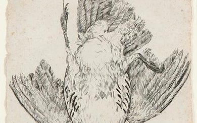Joseph Hecht, Red Partridge, Dry point etching