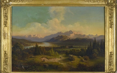 Joseph MAYBURGER (1813-1908) Paysage de... - Lot 452 - De Baecque et Associés