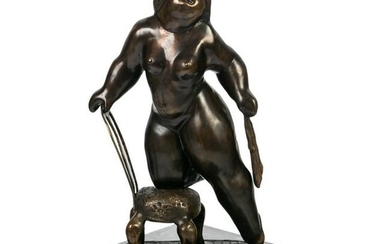 Julio Pedro Borrego (b.1951) Bronze Nude Sculpture