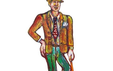 June Leaf (American, b. 1929) Ballroom Man with Top Hat