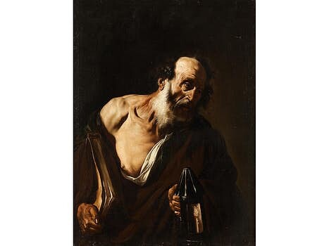 Jusepe de Ribera, genannt „lo Spagnoletto“, 1588/91 Jàtiva/ Valencia – 1652 Neapel, DER PHILOSOPH DIOGENES