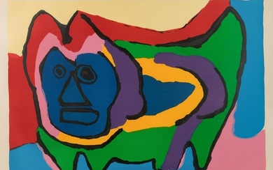 Karel Appel (Dutch, 1921-2006) Blue Faced Beast, 1971