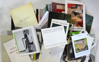 LARGE LOT GALLERY EXHIBTION CATALOGS