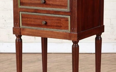 LOUIS XVI STYLE MARBLE TOP NIGHT STAND C.1920
