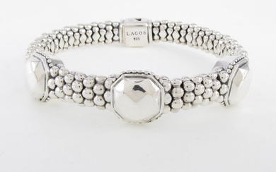 Lagos Sterling Silver Caviar Bracelet