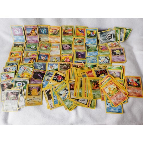 Large collection of Pokemon cards 1990's Approx 190 well tak...