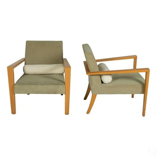 Ligne Roset Modern Upholstered Lounge Arm Chairs
