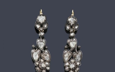 Long Elizabethan era earrings (2nd half 19th century)