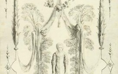Louis Crpy after Antoine Watteau, A figure amongst