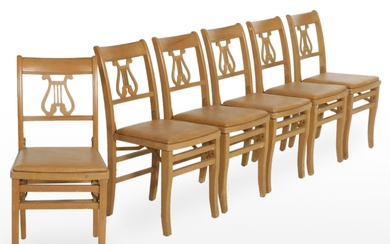 Louis Rastetter "Solid Kumfort" Classical Style Folding Chairs, Mid-20th Century