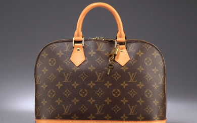 Louis Vuitton. 'Alma PM' handbag in Monogram Canvas