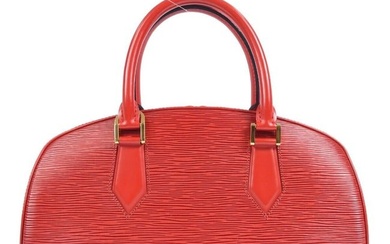 Louis Vuitton Jasmin Handbag Purse Epi Castilian Red M52087 TH1002