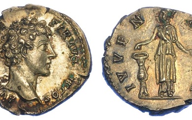 MARCO AURELIO (Cesare), 140-144. Denario, anni 140-144. Roma.