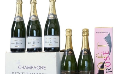 MIXED LOT OF CHAMPAGNE, comprising: CHAMPAGNE RENE