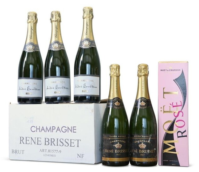 MIXED LOT OF CHAMPAGNE, comprising: CHAMPAGNE RENE