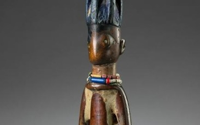 Male twin figure "ere ibeji" - Nigeria, Yoruba, Oyo