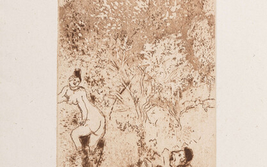 Marc Chagall (1887-1985) Die Begierde II (Kornfeld 55)