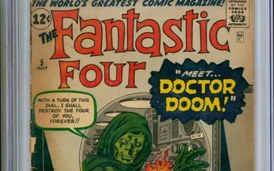 Marvel Comics Fantastic Four #5 CGC 2.0