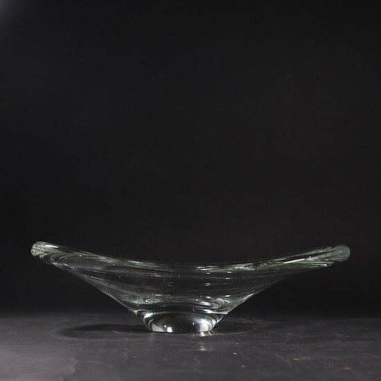 Mid-Century Modern Scandinavian Design Glass Bowl