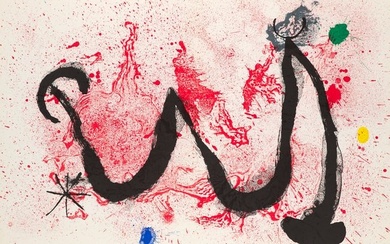 Miró, Joan Sammlung von zwei Heften von Derrière Le Miroir mit insgesamt 11