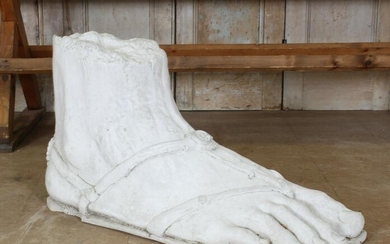 Monumental Roman Foot Sculptural Fragment
