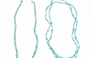 Native American Indian Turquoise Necklaces, 2