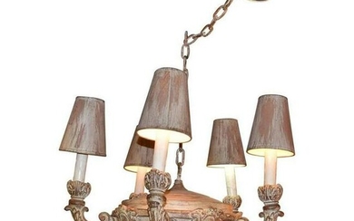 Neoclassical-Style Five-Light Chandelier