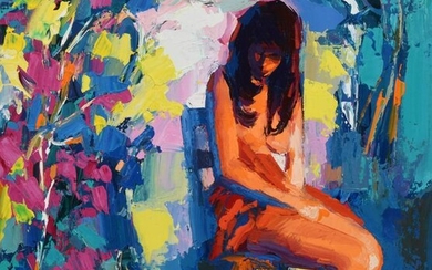 Nicola Simbari Female Nude Figural Painting