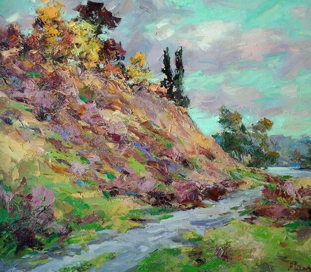 Oil painting Rainy day Alexander Nikolaevich Cherednichenko