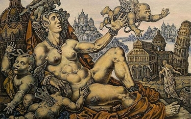 Oil painting Venus of the 20th century Litvinov Oleg Arkad'yevich