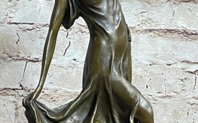Original Milo "GYPSY DANCER" Bronze Sculpture On Marble Base - 8lbs