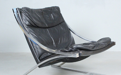 PAUL TUTTLE. For Strässle International, lounge chair, model “Zeta” 1970s.