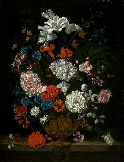 PIETER CASTEELS III (1684 / 1749) "Flowers" 1732