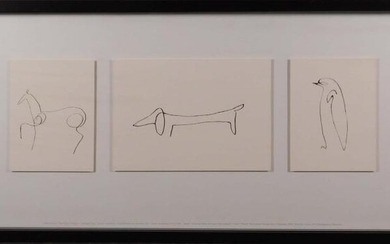 Pablo Picasso: Flamingo, Horse, Sausage Dog, Penguin, Chick