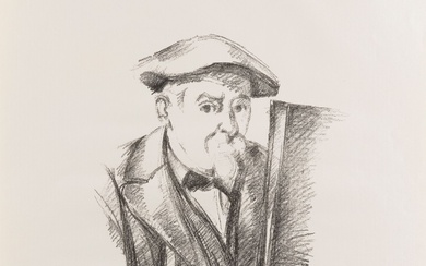 Paul Cézanne (1839-1906) Portrait de Cézanne par lui-même. 1898. Lithographie. [485 x 635]. Cherpin 8...