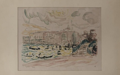 Paul Signac (1863 Paris - 1935 ibid), Untitled (View of