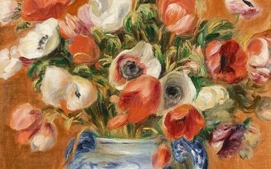 Pierre-Auguste Renoir (1841-1919), Vase d'anémones