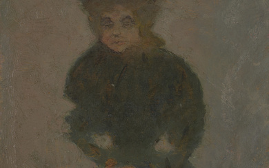 Pierre Bonnard (1867-1947) Femme assise au chapeau noir
