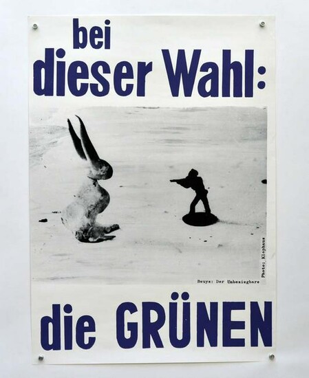 Plakat "Die Gruenen" J. Beuys 1979