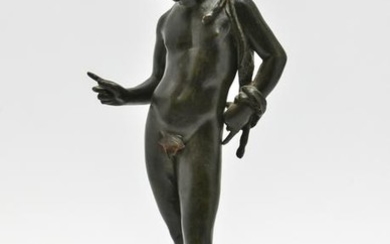 Pompeian Grand Tour Bronze Figure of Narcissus
