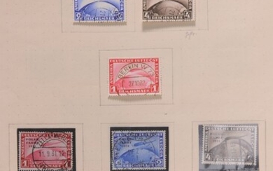 Postage stamps, Germany, Weimar Republic, 1923-32, neatly canceled...