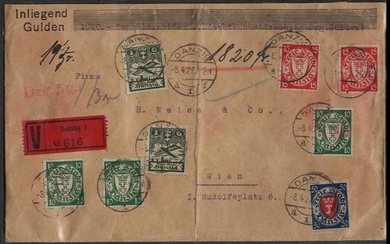Poststück - Ungewöhnliche Sammlung meist alte Wertbriefe Europa