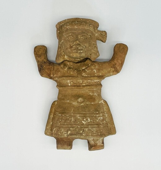 Pre-columbian Vera Cruz Sonriente Pottery Figure