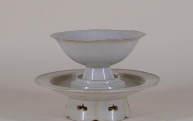 Qingbai Ware Cup and Stand