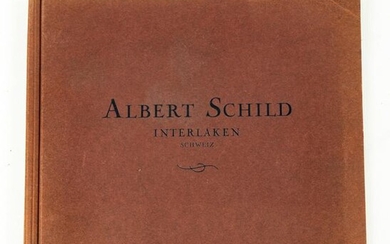 Rare Swiss Albert Schild Illustrated Black Forest