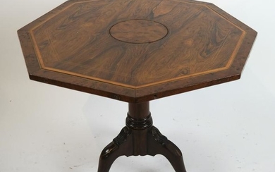 Regency-Style Octagonal Center Table
