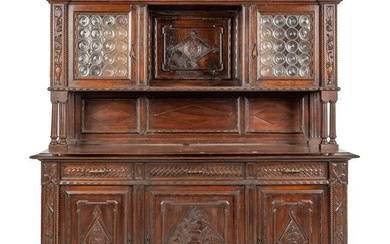 Renaissance Revival Carved Walnut Cupboard