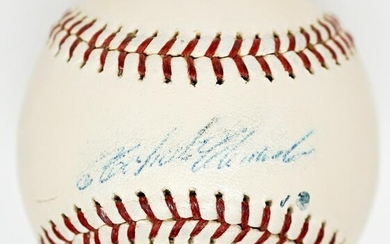 Roberto Clemente Signed Original Painted Baseball