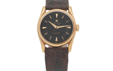 Rolex. An 18K gold automatic wristwatch Oyster Perpetual 'Bombay', Ref 6090, Circa 1960